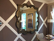 Diagonal Wall With Mirror